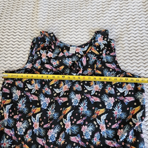 TERRA & SKY FLORAL BLOUSE WOMEN 2X EXCELLENT PRE-OWNED CONDITION - Picture 7 of 11